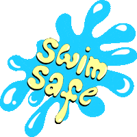 Summer Swimming Sticker by Amor Design Studio