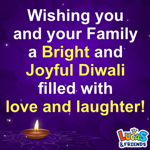 Festival Of Lights Love GIF by Lucas and Friends by RV AppStudios