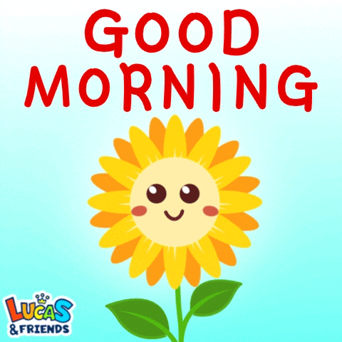 Good Morning Flower GIF by Lucas and Friends by RV AppStudios - Find ...