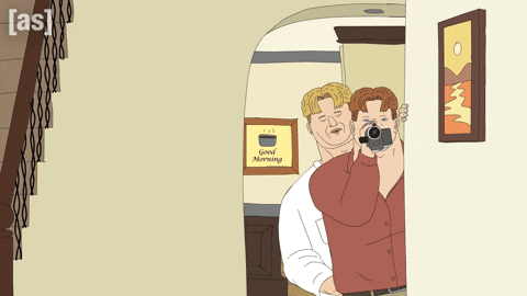 Surprise Jump Out GIF by Adult Swim