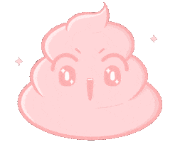Pink Poop Sticker