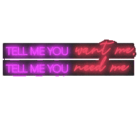 neon tonight belongs to you Sticker by In Real Life