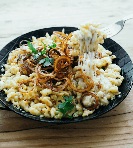 traditional food cheese GIF by Tirol