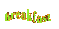 breakfast Sticker