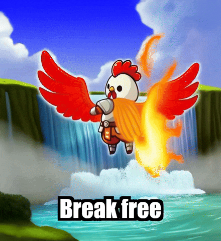 Break Free Freedom GIF by Zorooster