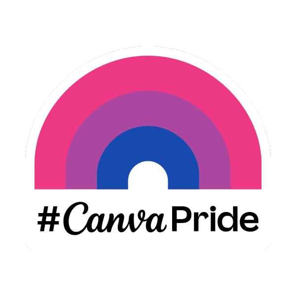 Rainbow Pride Sticker by Canva