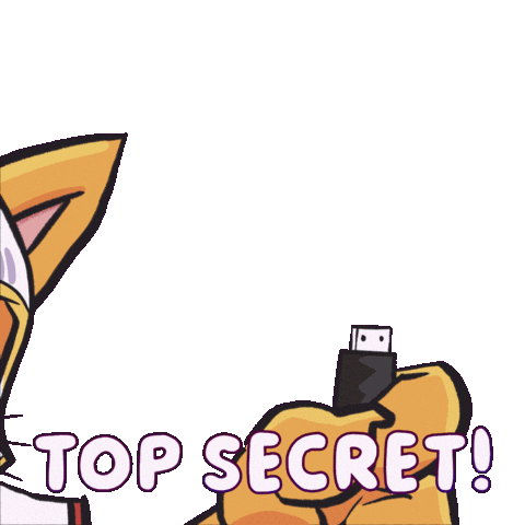 Stop Talking Top Secret Sticker by VeeFriends