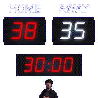 35 Away Sticker