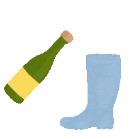 champagneandgumboots gf sweets sunflower sprinkles Sticker