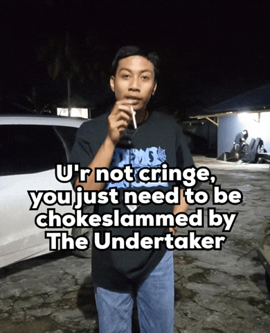 You Just Need To Be Chokeslammed By The Undertaker GIF