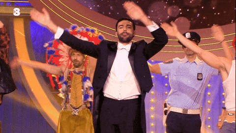 Dance Party GIF by Tv8it