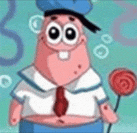 Patrick Star Nyeve GIF