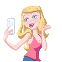 iStorm girl kiss woman apple Sticker