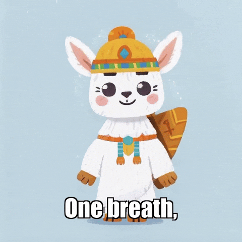Wisdom Breath GIF by Llamaozi