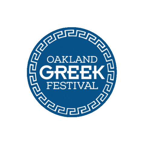 OAKLANDGREEKFESTIVAL giphyupload greece greek oakland Sticker