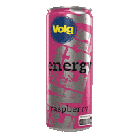 volgch drink energy Energy drink raspberry Sticker