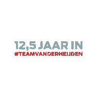 Van Der Heijden Jubileum Sticker by Van der Heijden Bouwen kan anders