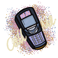 Talking Mobile Phone Sticker by JellaCreative