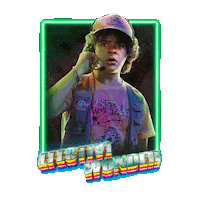 Stranger Things Dustin Sticker by Netflix España
