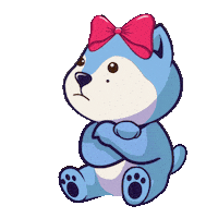 Dog Freezing Sticker by BigBrains