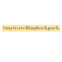 mytravellingbackpack travel traveltuesday mytravellingbackpack my travelling backpack Sticker