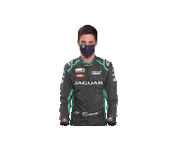Formula E Mask Sticker by Jaguar Racing
