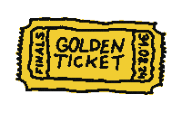 Best Foot Forward Goldenticket Sticker by Blue Tomato