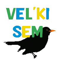 Kos Velka Sticker by Velika planina d.o.o.