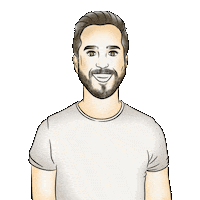 Eyes Man Sticker by Larala