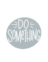Action Lettering Sticker