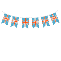 Union Jack Jubilee Sticker by Charley