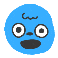 blue Sticker by wakuta