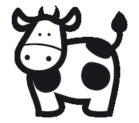 AGRICOW animals italy cow italia Sticker