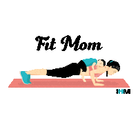 IHelpMoms fitness parenting motherhood mom life Sticker