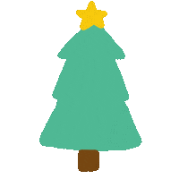 sasaya031 christmas xmas tree sasaya Sticker