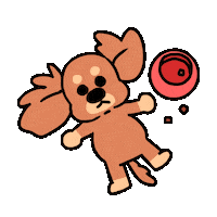 Dog Dinner Sticker by eomgogi