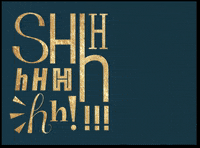 evite quiet shhh be quiet evite GIF
