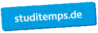 Studitemps job student button jobs Sticker