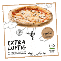 Hungry Pizza Sticker by Gustavo Gusto