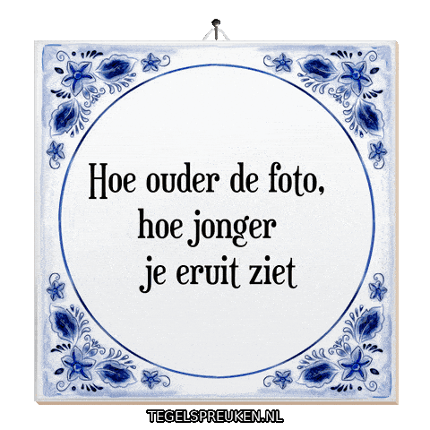 Foto Nl Sticker by Tegelspreuken.nl