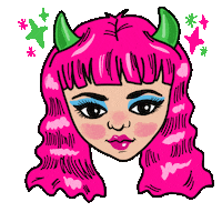Girl Kiss Sticker