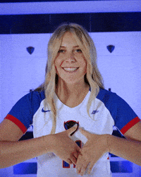 Depaul University Volleyball GIF by DePaul Blue Demons