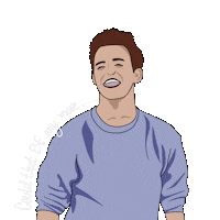 Chandler Bing Friends Reunion Sticker