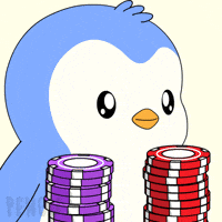 Poker Face Win GIF by Pudgy Penguins