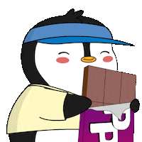 Chocolate Bar Sticker by Pudgy Penguins