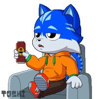 There It Is Sticker by Toshithecat