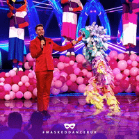 Joel Dommett Hug GIF by The Masked Singer UK & The Masked Dancer UK