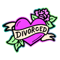 Heart Breaking Up Sticker by megan lockhart