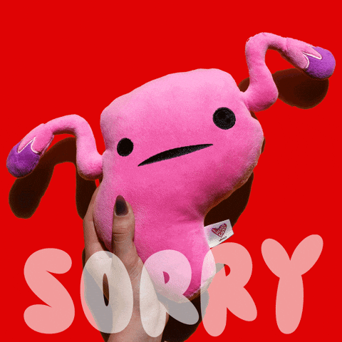 Sorry Pms GIF by I Heart Guts