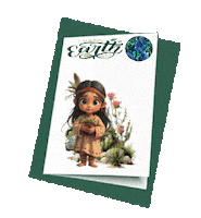 Native Americans Earth Day Sticker